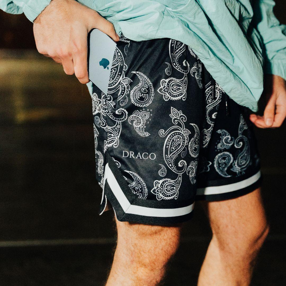 Bandanna Shorts - Black - Image 5