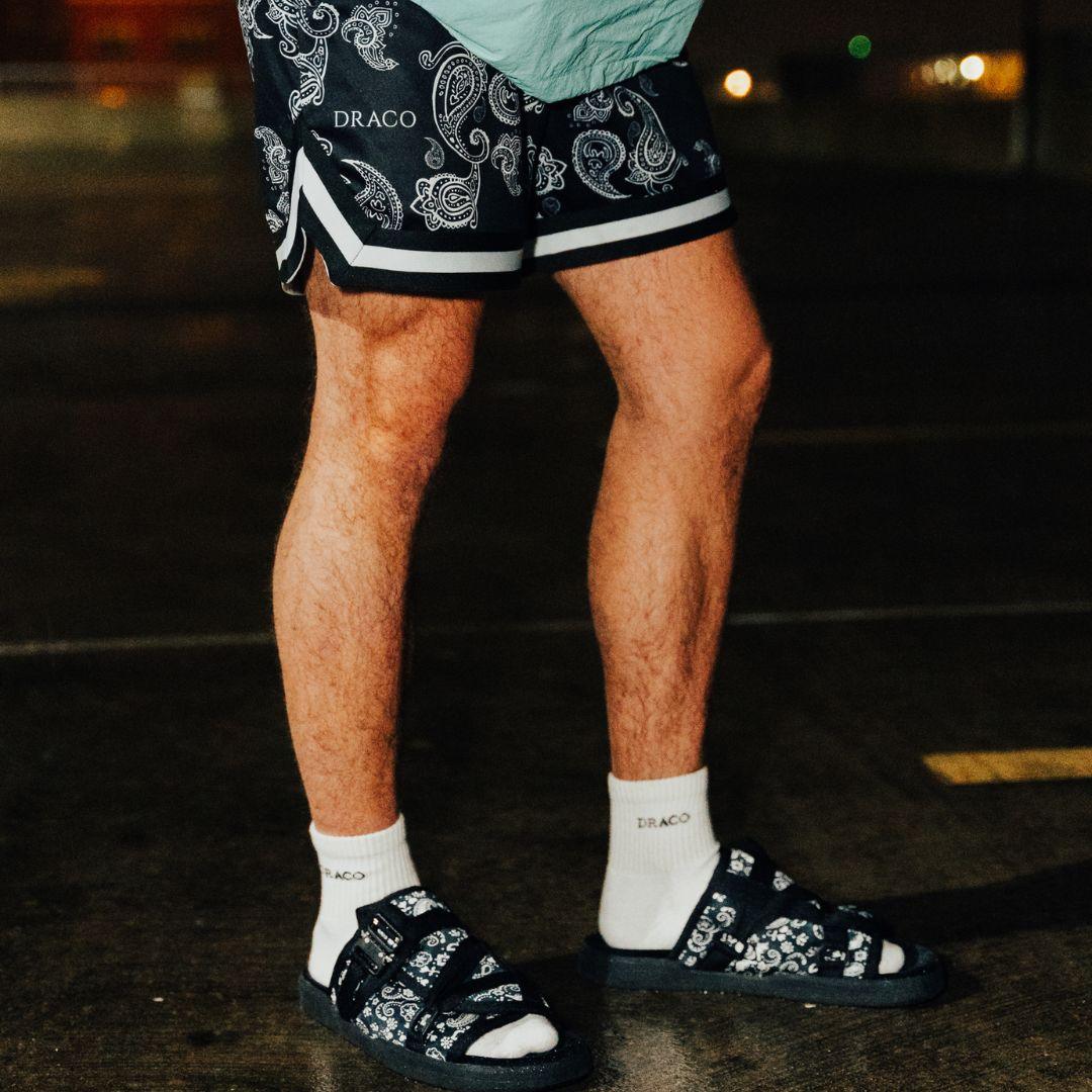 Bandanna Shorts - Black - Image 6