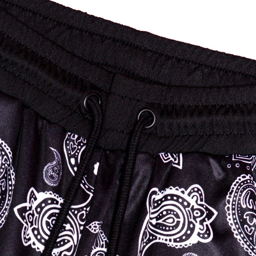Bandanna Shorts - Black - Image 7