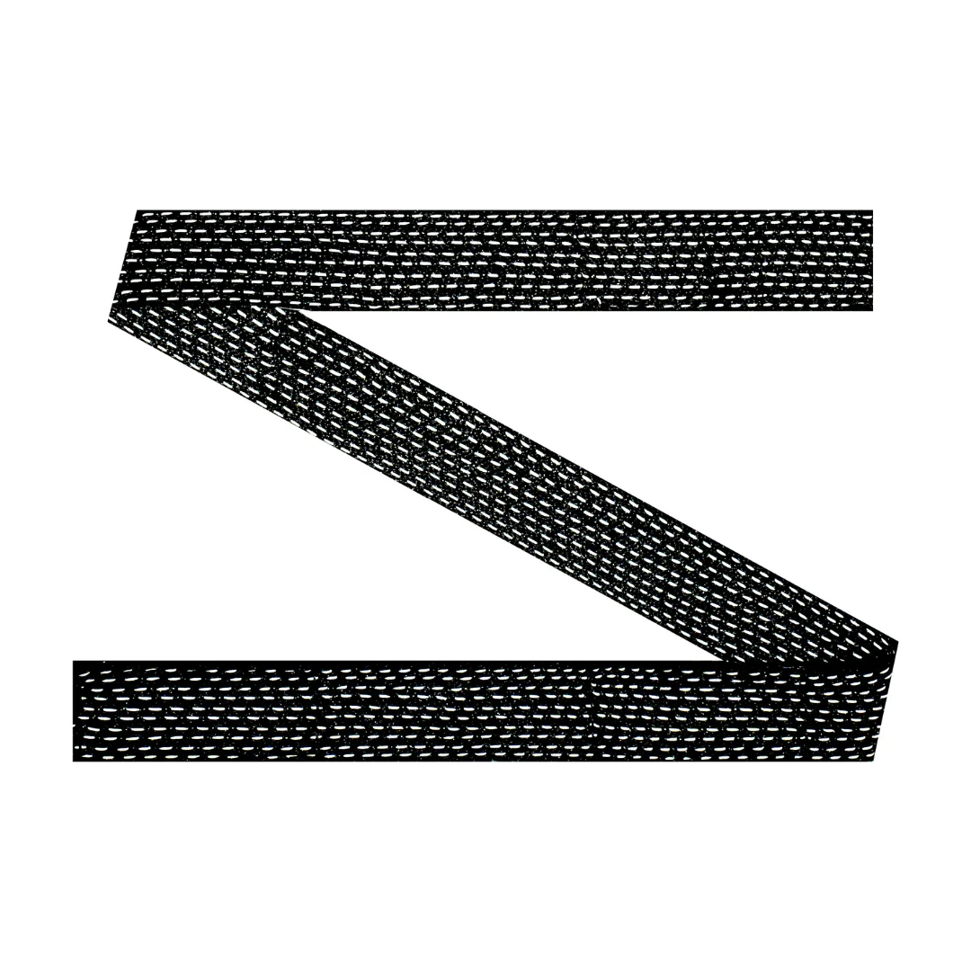 Black Reflective Replaceable Strap