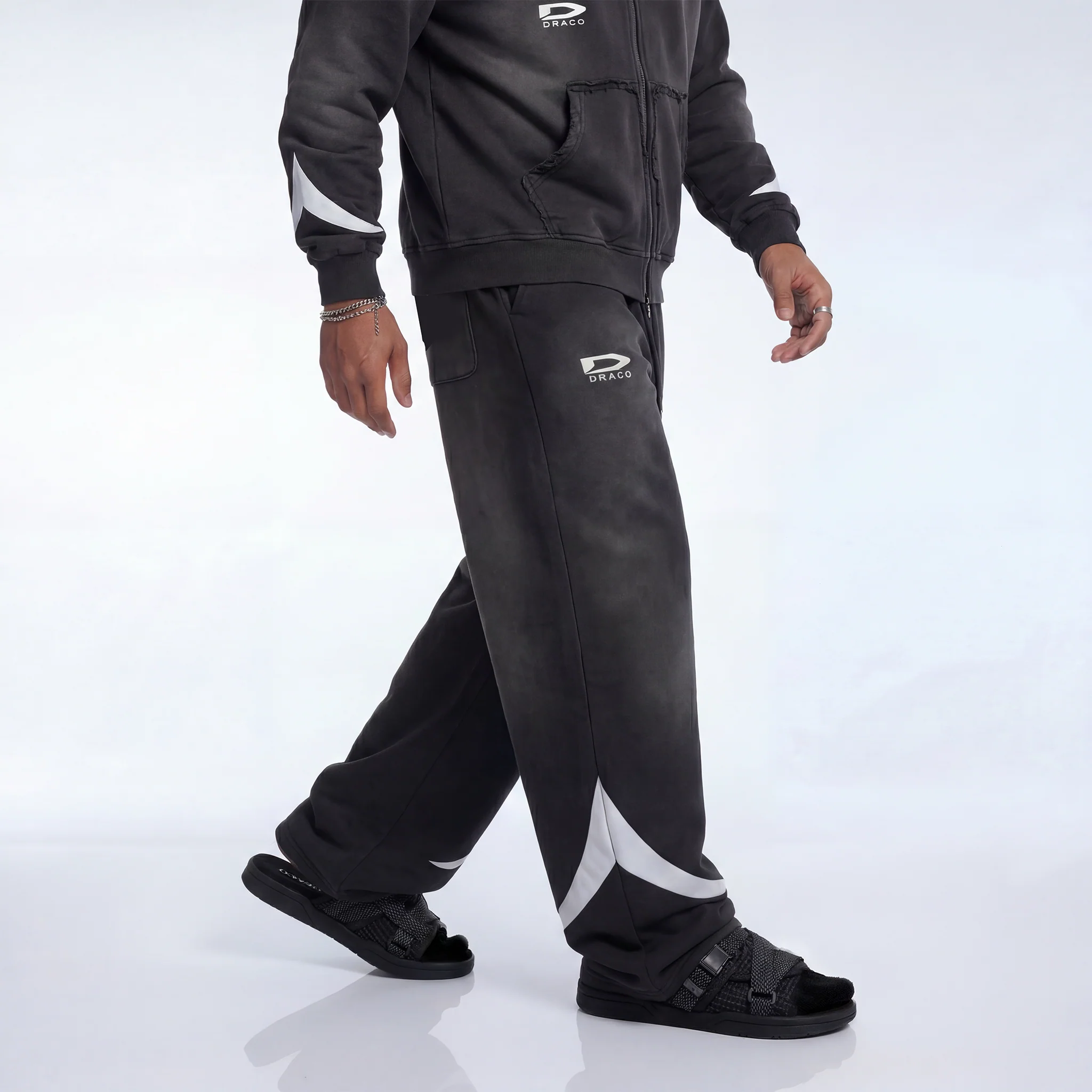Draco Baggy Pants - Black - Image 3