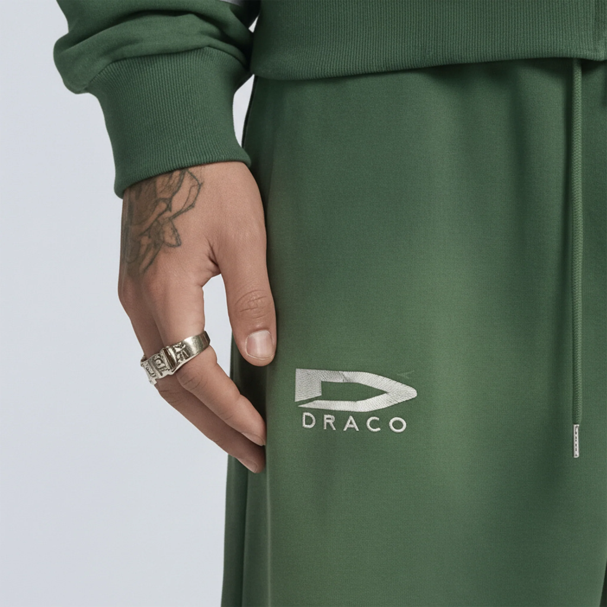 Draco Baggy Sweater - Green - Image 4