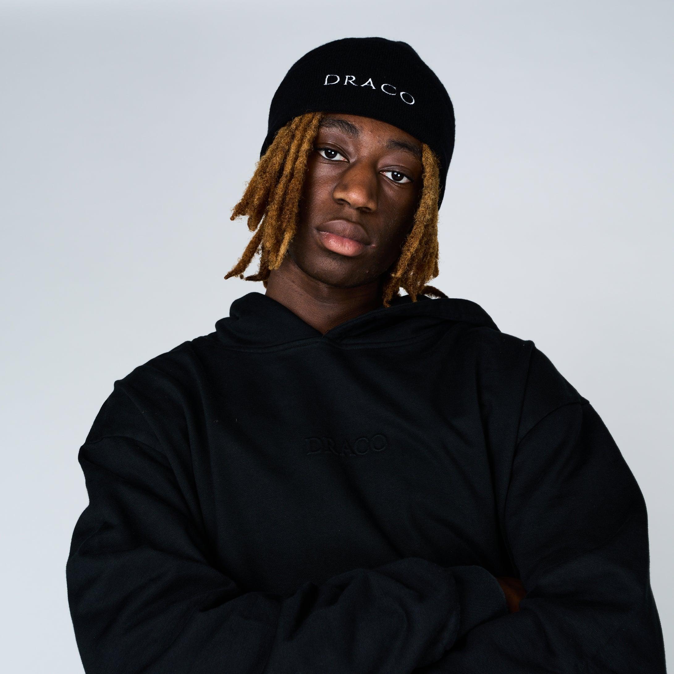 Draco Black Beanie - Image 3