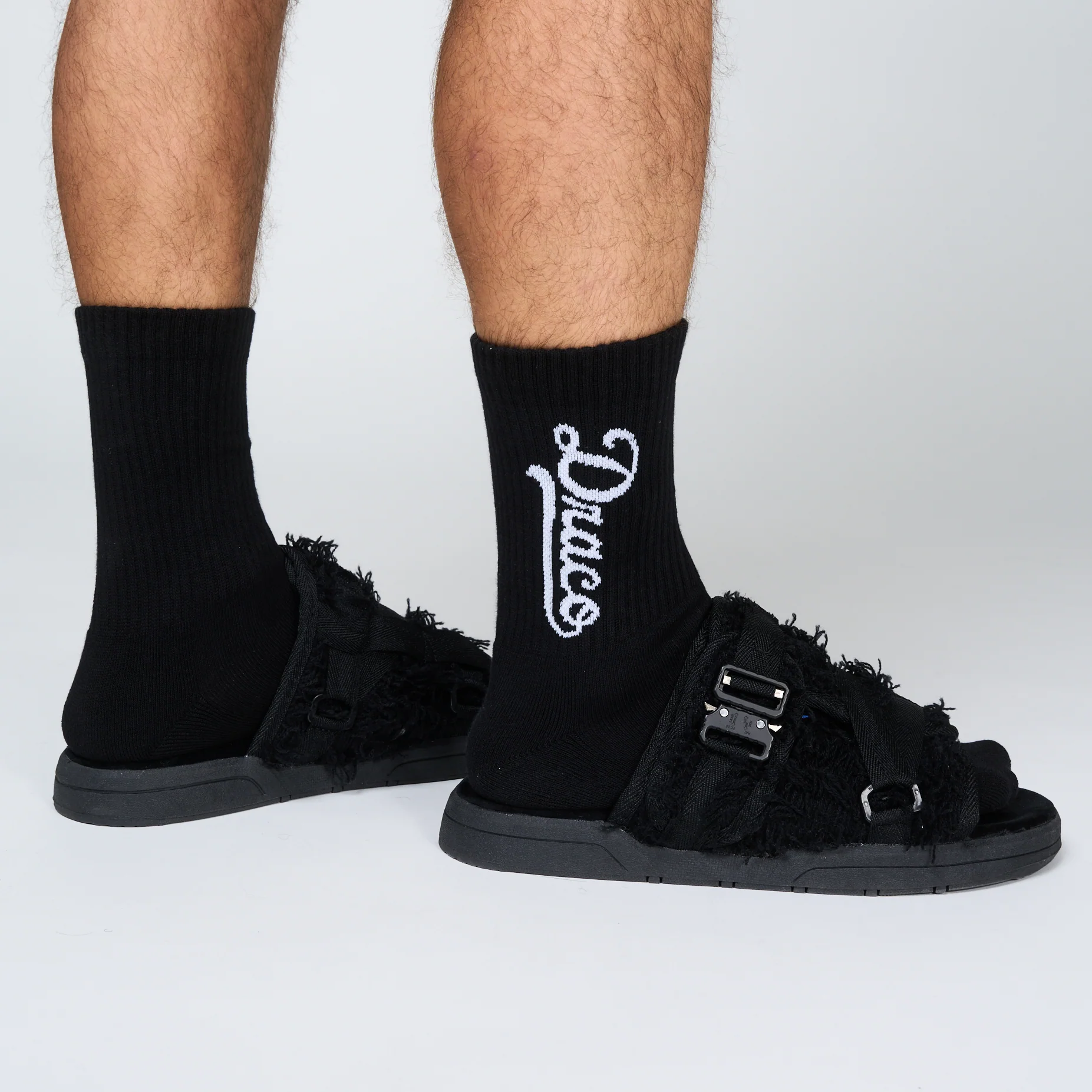 Draco Cursive Socks - Black - Image 2