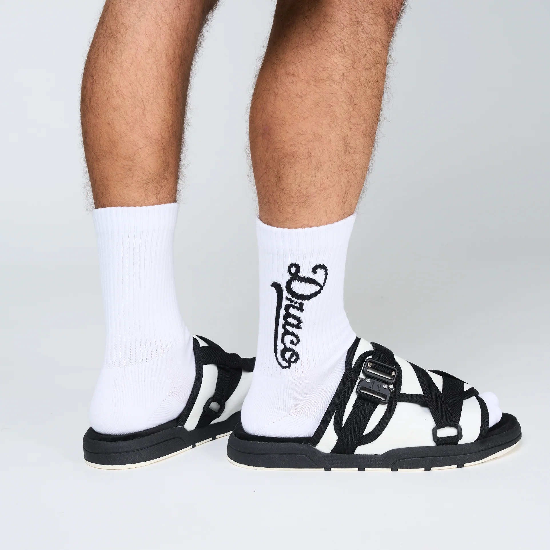 Draco Cursive Socks - White - Image 2