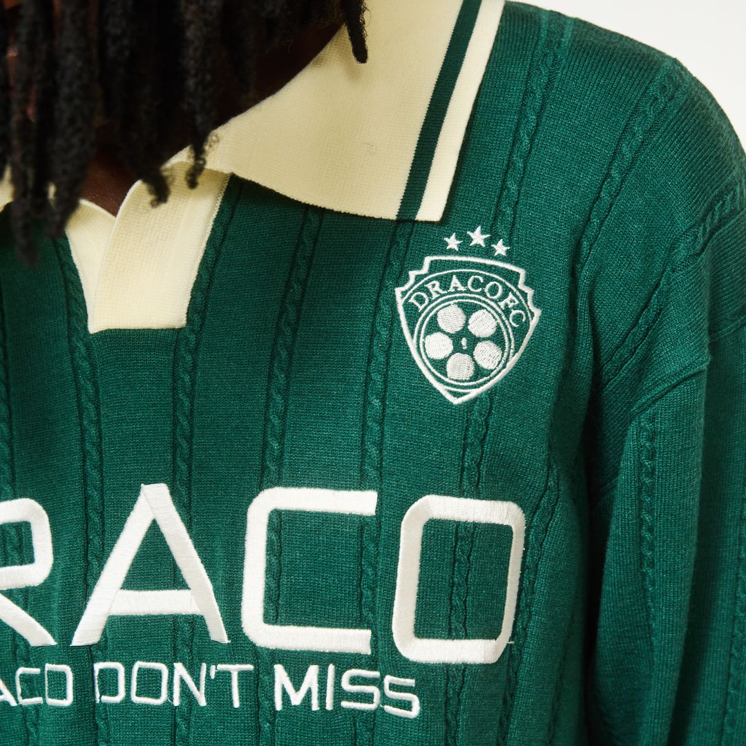 Draco Don't Miss Knitted Sweater - Green - Image 3