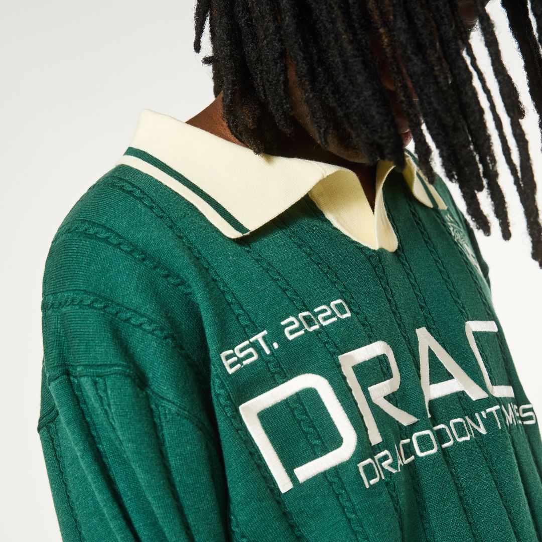 Draco Don't Miss Knitted Sweater - Green - Image 6