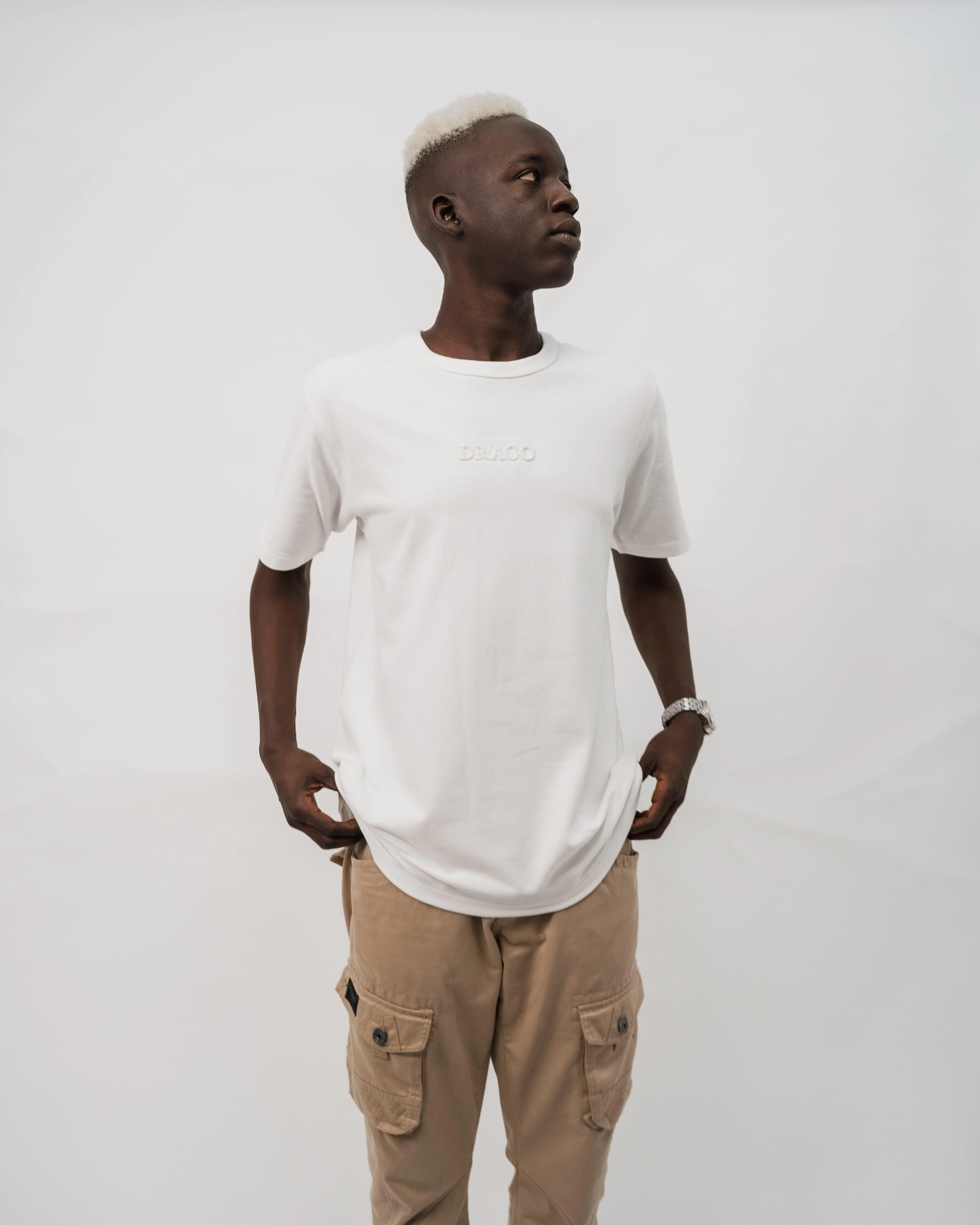 Draco Essential White T-Shirt - Image 4