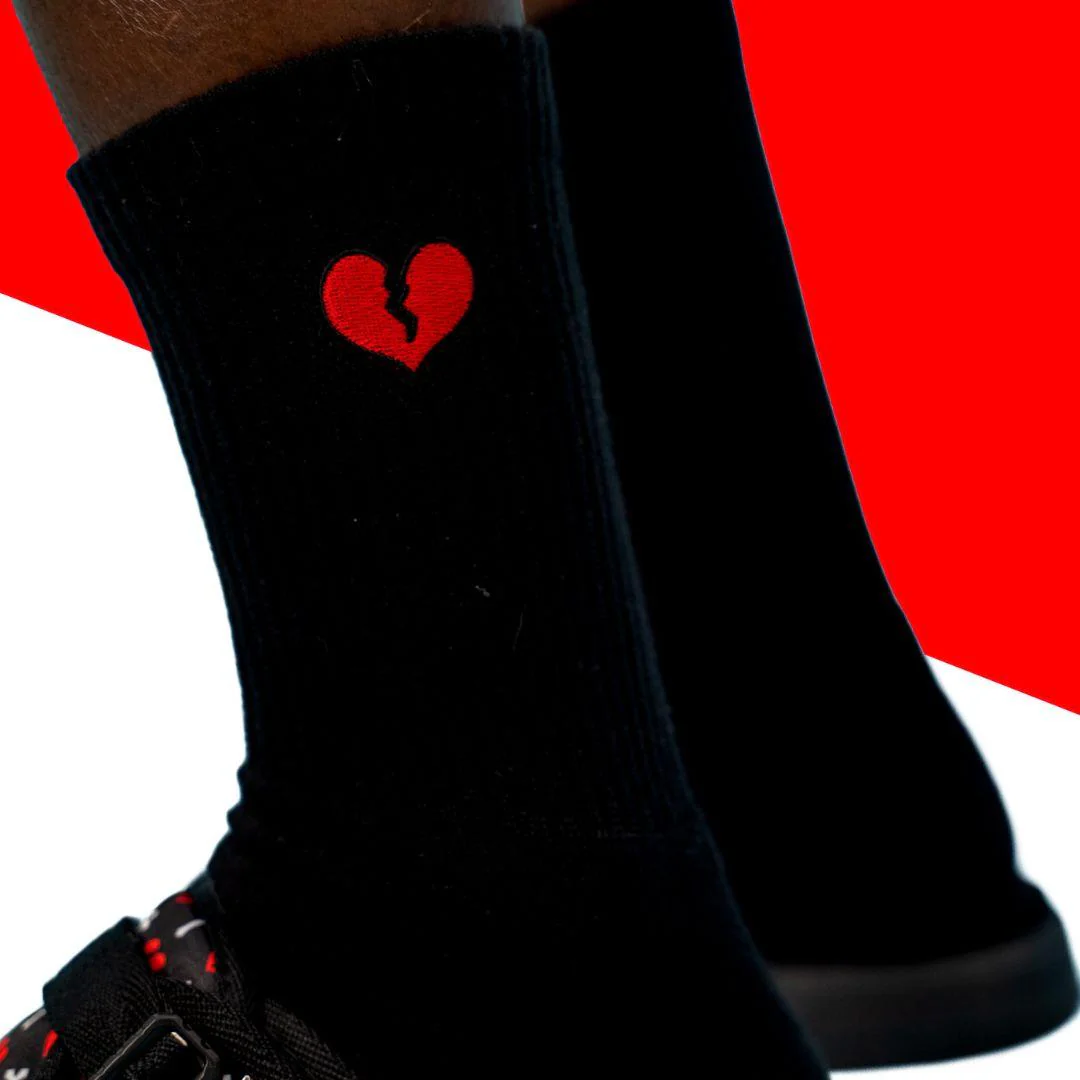 Draco Heartbreak Socks - Black - Image 3