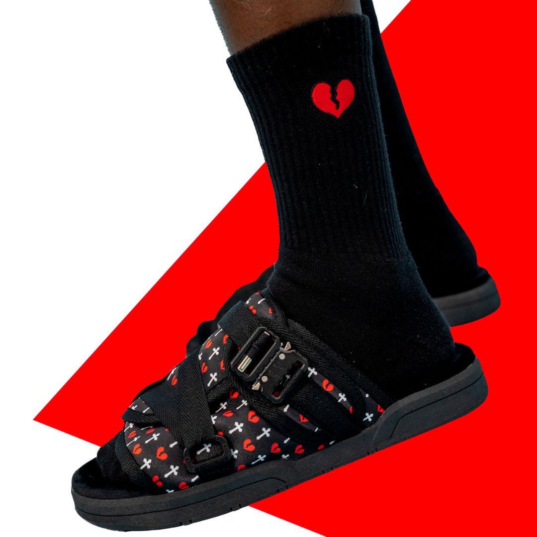 Draco Heartbreak Socks - Black - Image 4