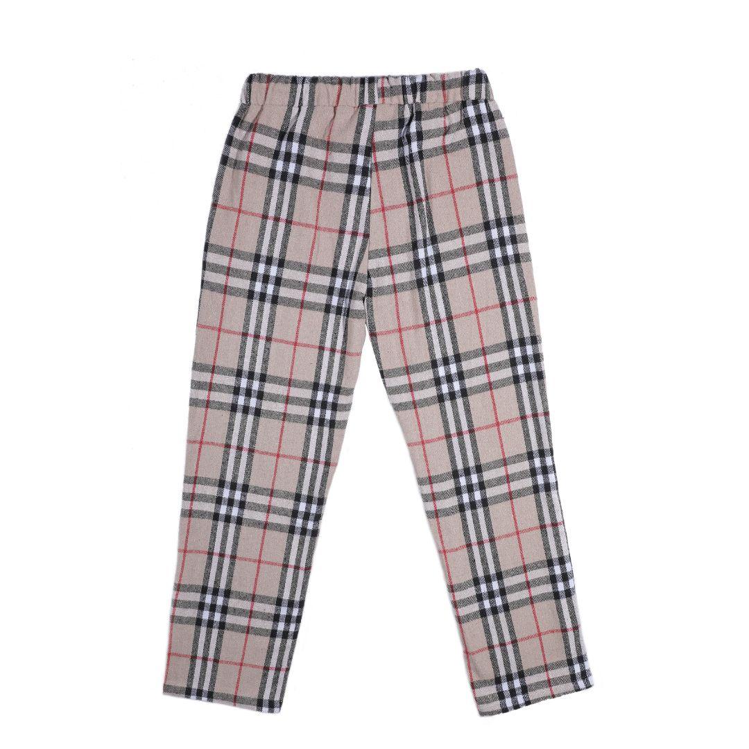 Draco Pajamas - Beige Plaid - Image 2