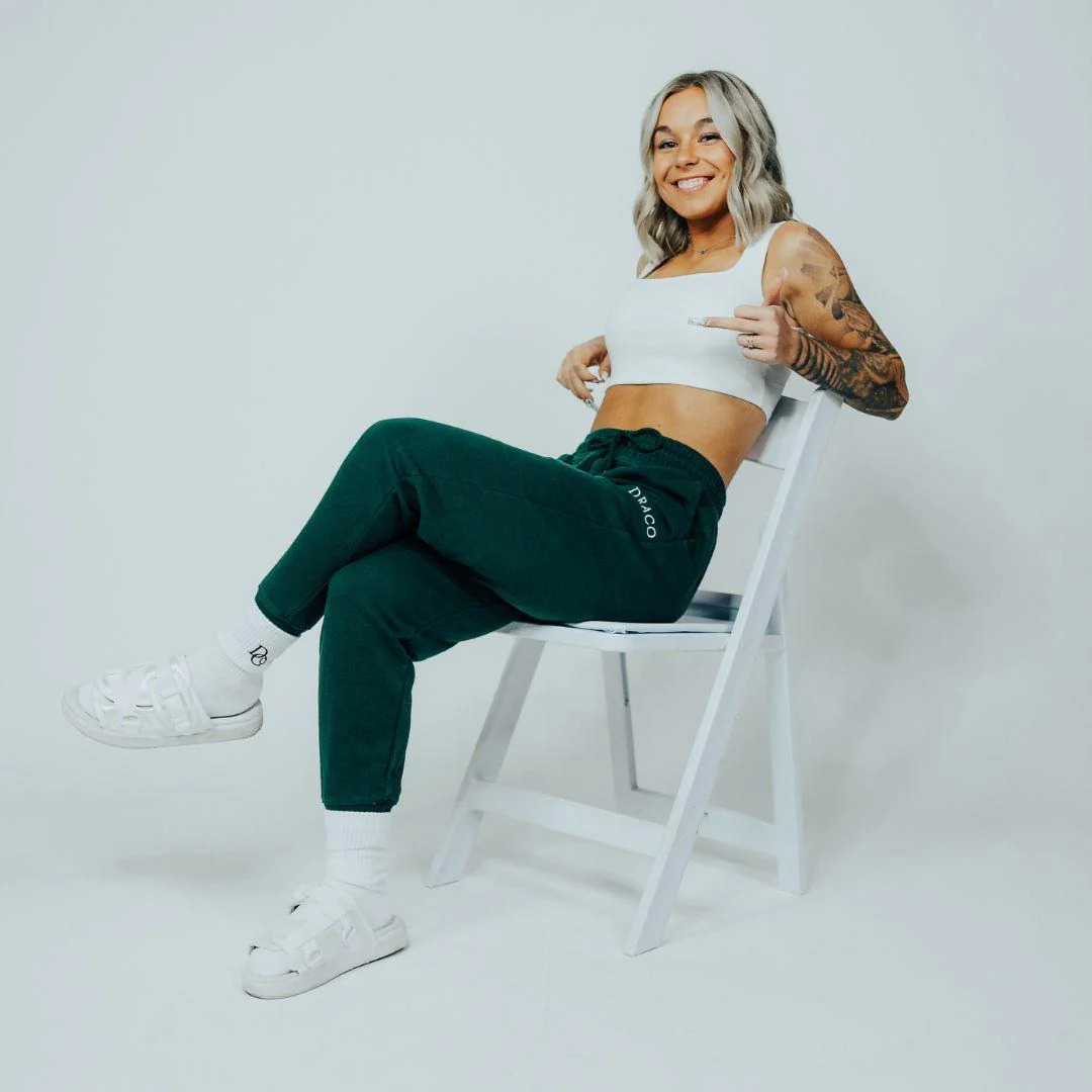 Draco Sweatsuit - Forest Green - Image 5