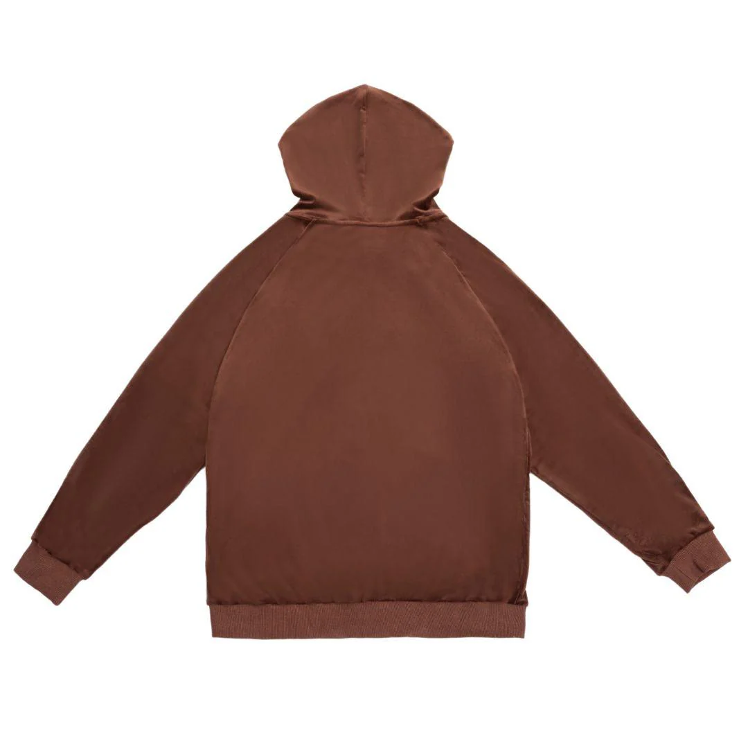 Draco Velour Tracksuit - Brown - Image 4