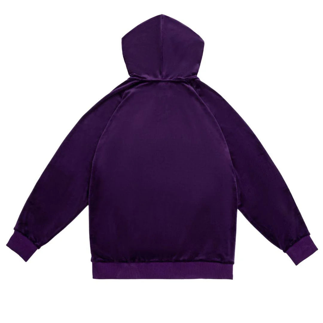 Draco Velour Tracksuit - Midnight Purple - Image 5