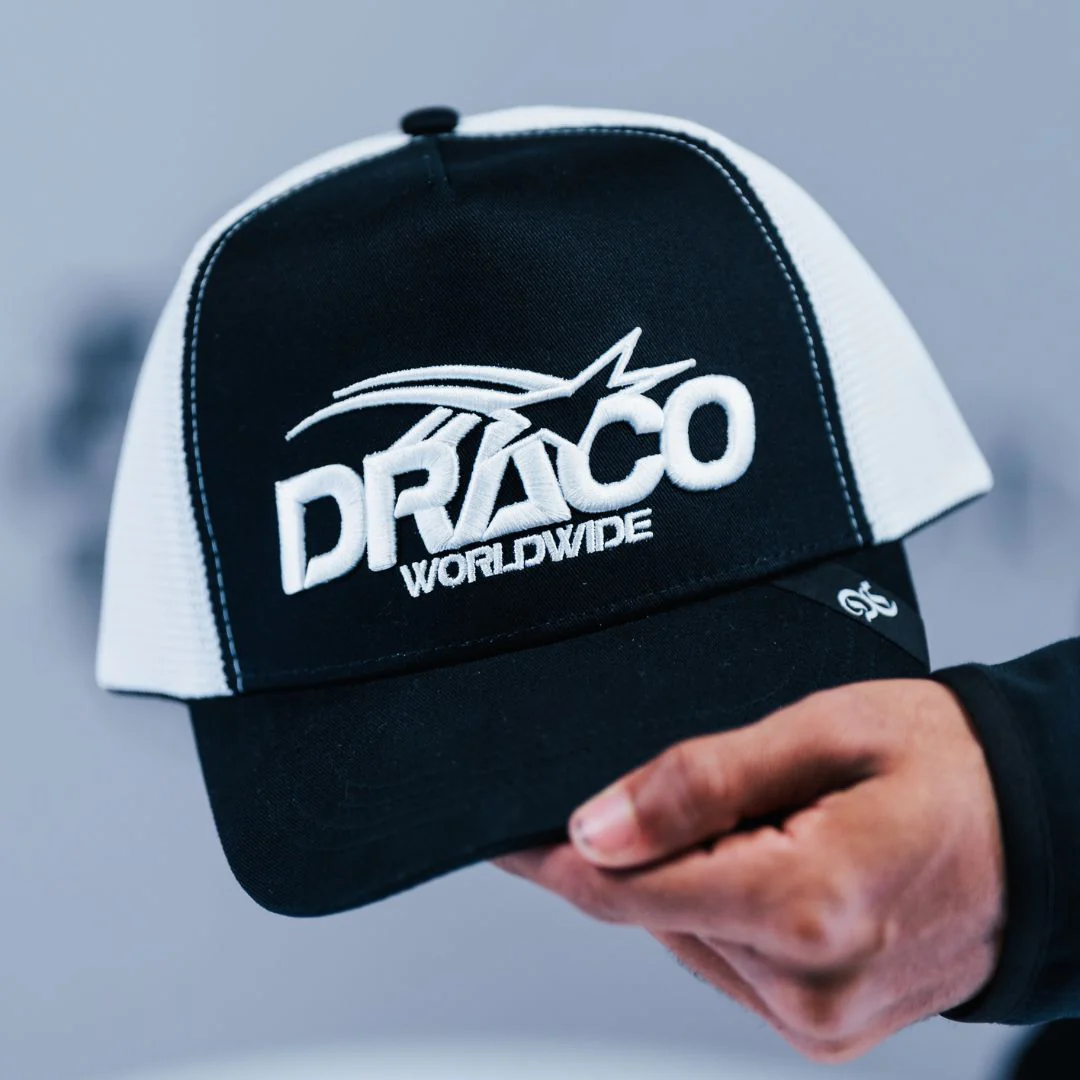 Draco Worldwide Trucker SnapBack - Black - Image 4