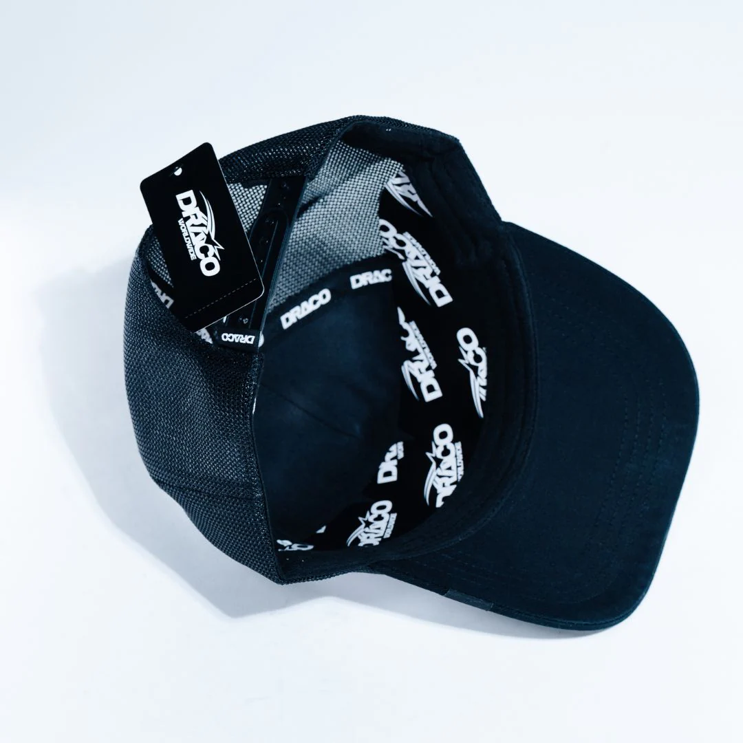Draco Worldwide Trucker SnapBack - Black - Image 8