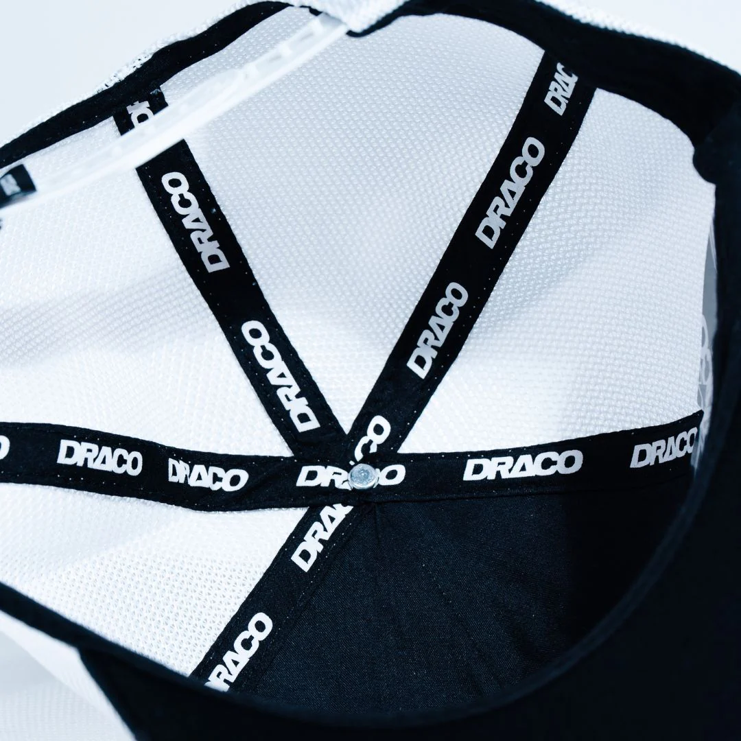 Draco Worldwide Trucker SnapBack - White - Image 5