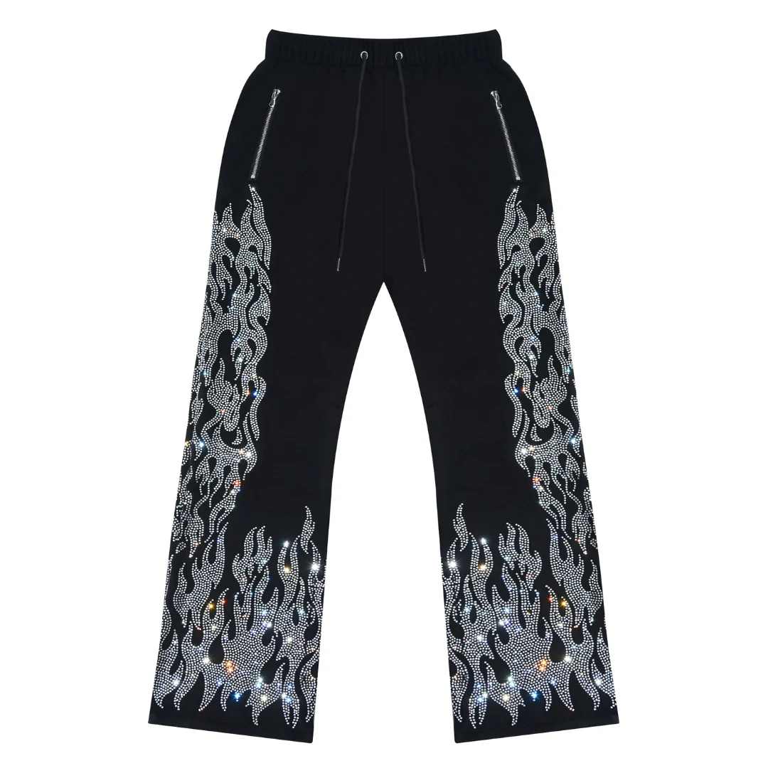 Flame Rhinestone Sweatsuit - Image 5